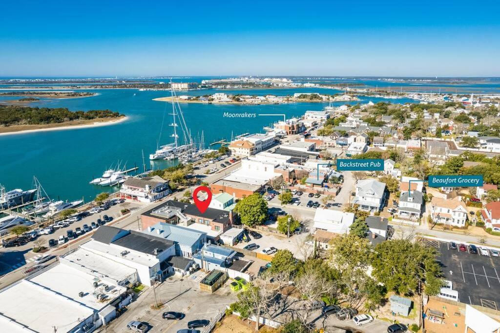 Why Knot Getaway...Rooftop With Waterview! Unit D Beaufort Exterior photo